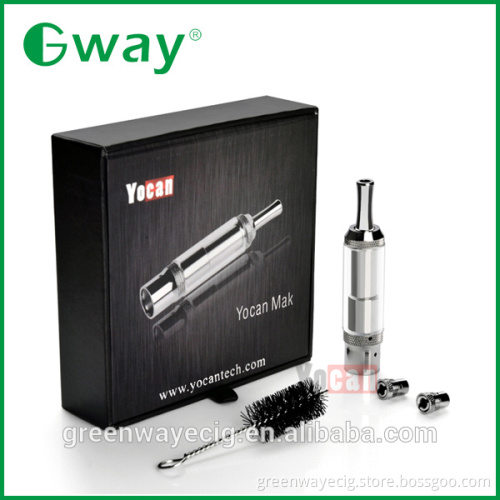 Wholesale pure metal yocan mak dry herb / wax vaporizer best protable stainless steel dry herd yocan mak in stock
